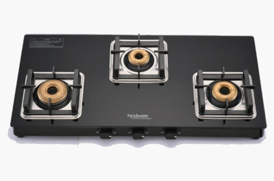 Hindware Arsenio 3b Glasstop Slimmest Slim Design Glass Automatic Gas Stove(3 Burners)
