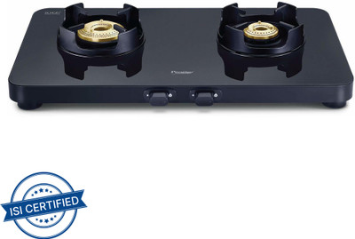 Prestige Edge Glass Manual Gas Stove(2 Burners)