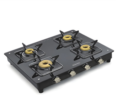 PADMINI CS-4 GT ELITE (AUTO IGNITION) Glass Automatic Gas Stove(4 Burners)