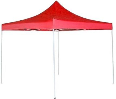 house of common Gazebo Portable 10*10 Feet, 19kg, Pop Up , Pagoda Canopy for Outdoor Tent - For Event & Camping, Cafeteria(Red)