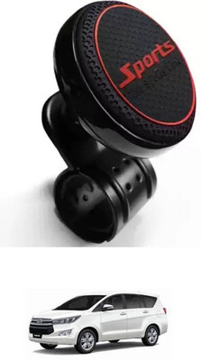 E-Shoppe Aluminium Car Steering Knob(Black, Red)