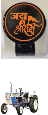 E-Shoppe Metal Car Steering Knob(Orange, Black)