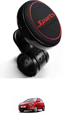 E-Shoppe Aluminium Car Steering Knob(Black, Red)