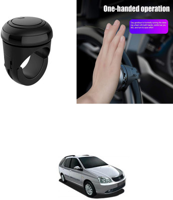 PRTEK PLASTIC Car Steering Knob(Black)