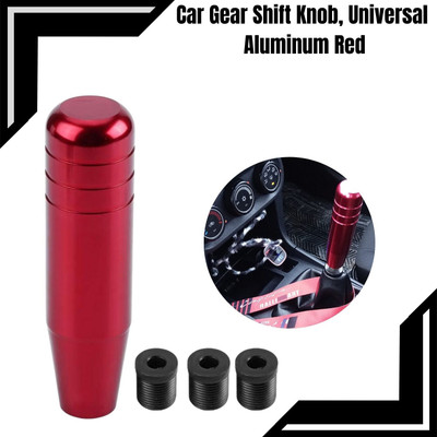 SRPHERE Aluminium, Rubber Gear Knob(Red)