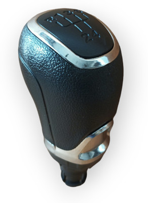 GOPINATH AUTOLINK Plastic ABS Grip knob, Rubber Gear knob Superb Manual 5speed (ovel head) Gear Knob(Black)