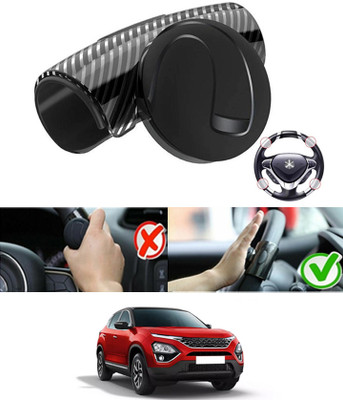 ABJD Silicon, Plastic Car Steering Knob(Black)