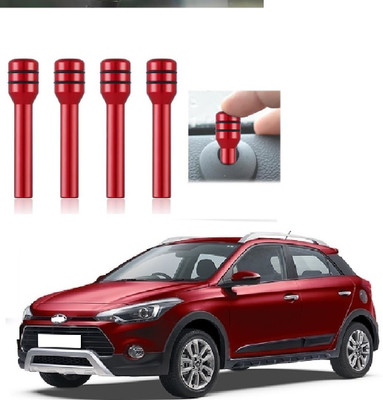 ROSHNEER ENTERPRISES Aluminum Car Door Lock Knob(Red)