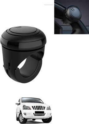 AYW Plastic/Silicon Car Steering Knob(Black)