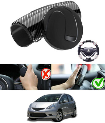 ABJD Silicon, Plastic Car Steering Knob(Black)