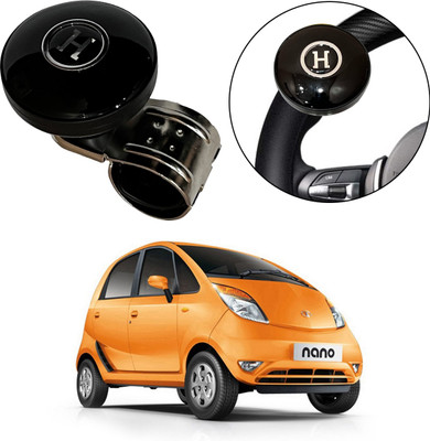 Oshotto Plastic Car Steering Knob(Black)