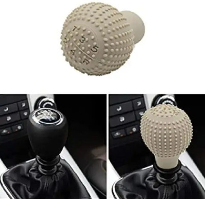 wheelyfine Silicon rubber Gear Knob(Beige)