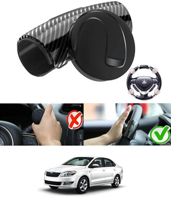 Dashify Silicon, Plastic Car Steering Knob(Black)