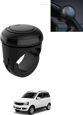 AYW Plastic/Silicon Car Steering Knob(Black)