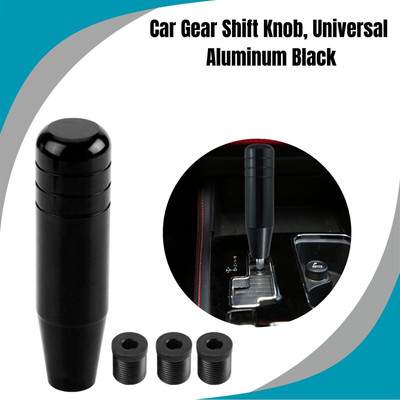 ENEMYT Aluminium, Rubber Gear Knob(Black)