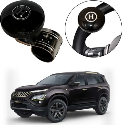 Oshotto Plastic Car Steering Knob(Black)