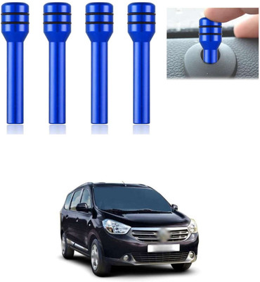 LOVMOTO Aluminium Car Door Lock Knob(Blue)