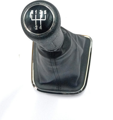 LAKSHMINARAYAN SALES Leather Gear Knob Vento with, Leather Gear lever boot Vento Gear Knob(Black)