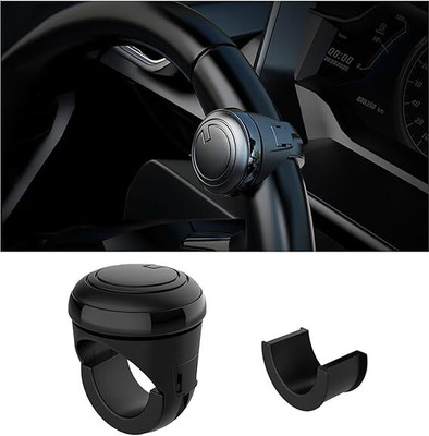 KUMIJASHI Plastic Car Steering Knob(Black)