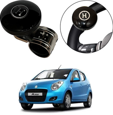 Oshotto Plastic Car Steering Knob(Black)