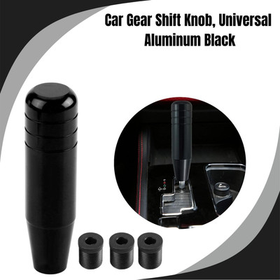 ENEMYT Aluminium, Rubber Gear Knob(Black)