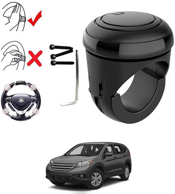 MATIES Plastic, Silicon Car Steering Knob(Black)