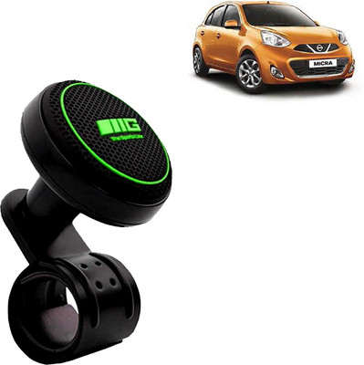 Rhtdm Metal, Plastic, Rubber Car Steering Knob(Black, Green)