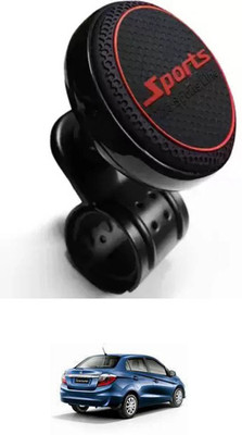 E-Shoppe Aluminium Car Steering Knob(Black, Red)