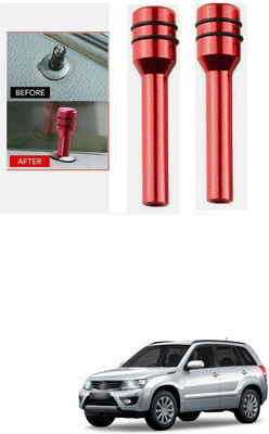 LOVMOTO Aluminium Car Door Lock Knob(Red)