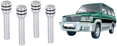 After cars aluminium Car Door Lock Knob(Silver)