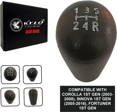 KYLO Rubber, Plastic Gear Knob(Black)