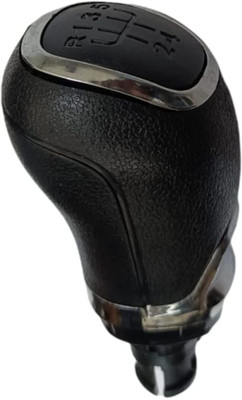 My IND ABS PLASTIC, CHROME BORDER Gear Knob(Black)