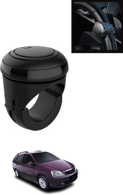 MATIES Plastic, Silicon Car Steering Knob(Black)