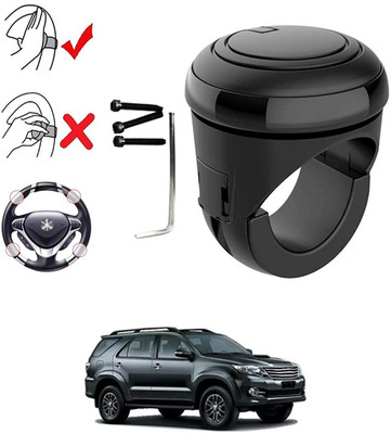 ABJD Plastic, Silicon Car Steering Knob(Black)
