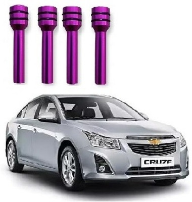 ROSHNEER ENTERPRISES Aluminum Car Door Lock Knob(Purple)