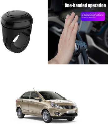 PRTEK PLASTIC Car Steering Knob(Black)
