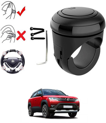 ABJD Plastic, Silicon Car Steering Knob(Black)