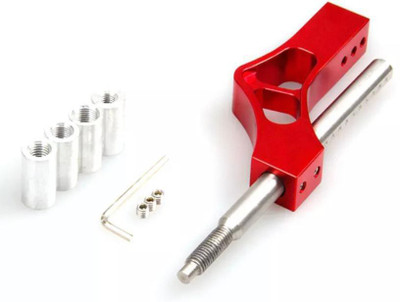 Auto MT RED JDM Gear Shift Knob Extender Gear Shift KNOB Height Lever Extension Gear Knob(Red)