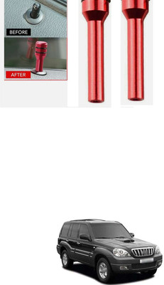 LOVMOTO Aluminium Car Door Lock Knob(Red)