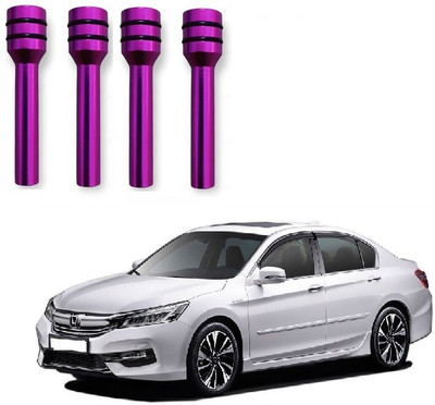 ROSHNEER ENTERPRISES Aluminum Car Door Lock Knob(Purple)