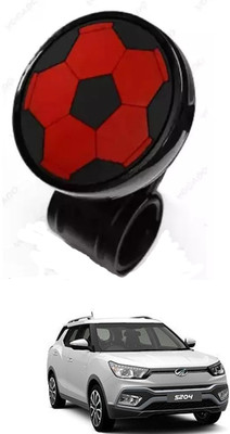 E-Shoppe Plastic Car Steering Knob(Black, Red)