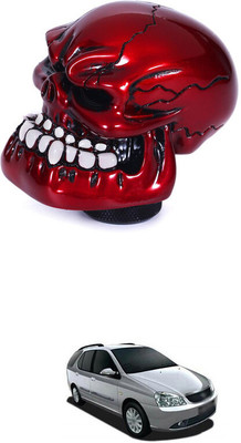 LOVMOTO Aluminium, Plastic Gear Knob(Red)