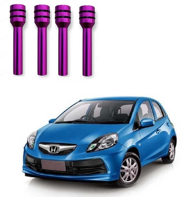 ROSHNEER ENTERPRISES Aluminum Car Door Lock Knob(Purple)