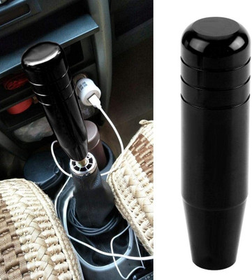 Znee Smart Aluminium, Rubber Gear Knob(Black)