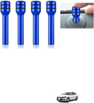 LOVMOTO Aluminium Car Door Lock Knob(Blue)