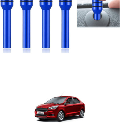 LOVMOTO Aluminium Car Door Lock Knob(Blue)
