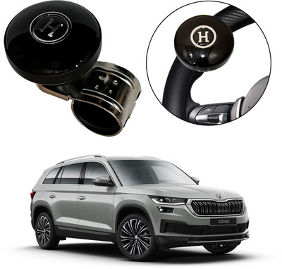 Oshotto Plastic Car Steering Knob(Black)