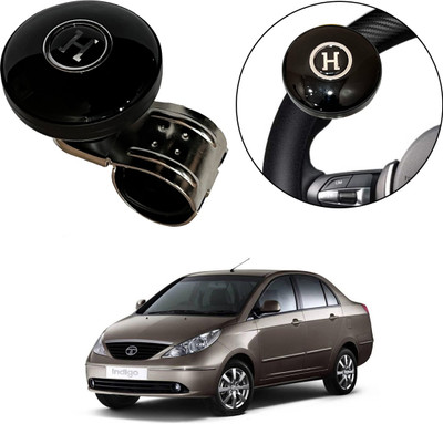 Oshotto Plastic Car Steering Knob(Black)