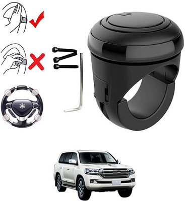 ABJD Plastic, Silicon Car Steering Knob(Black)