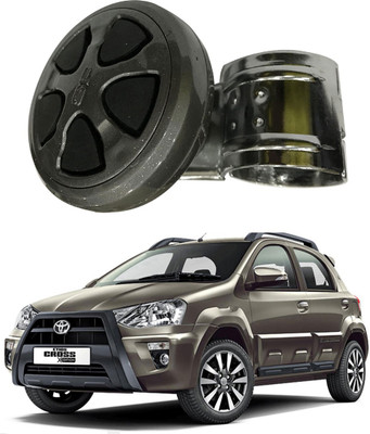 Oshotto Metal and Plastic Car Steering Knob(Black)